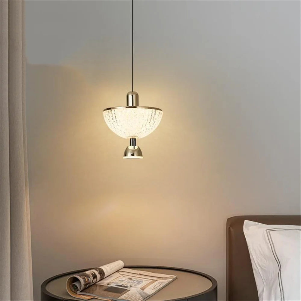 suspension créative en acrylique style nordique luxe décoratif - vue 6 sur 8