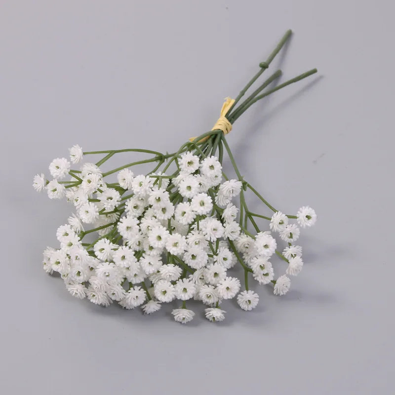bouquet de gypsophile artificielle pour mariage et décoration créative - vue 5 sur 8