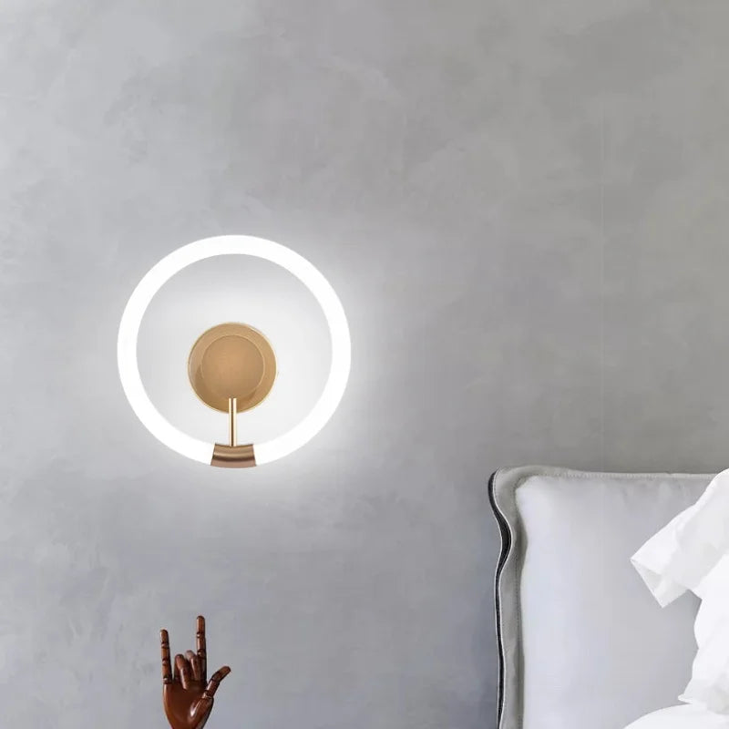 applique murale nordique moderne à led design contemporain pour intérieur - vue 3 sur 7