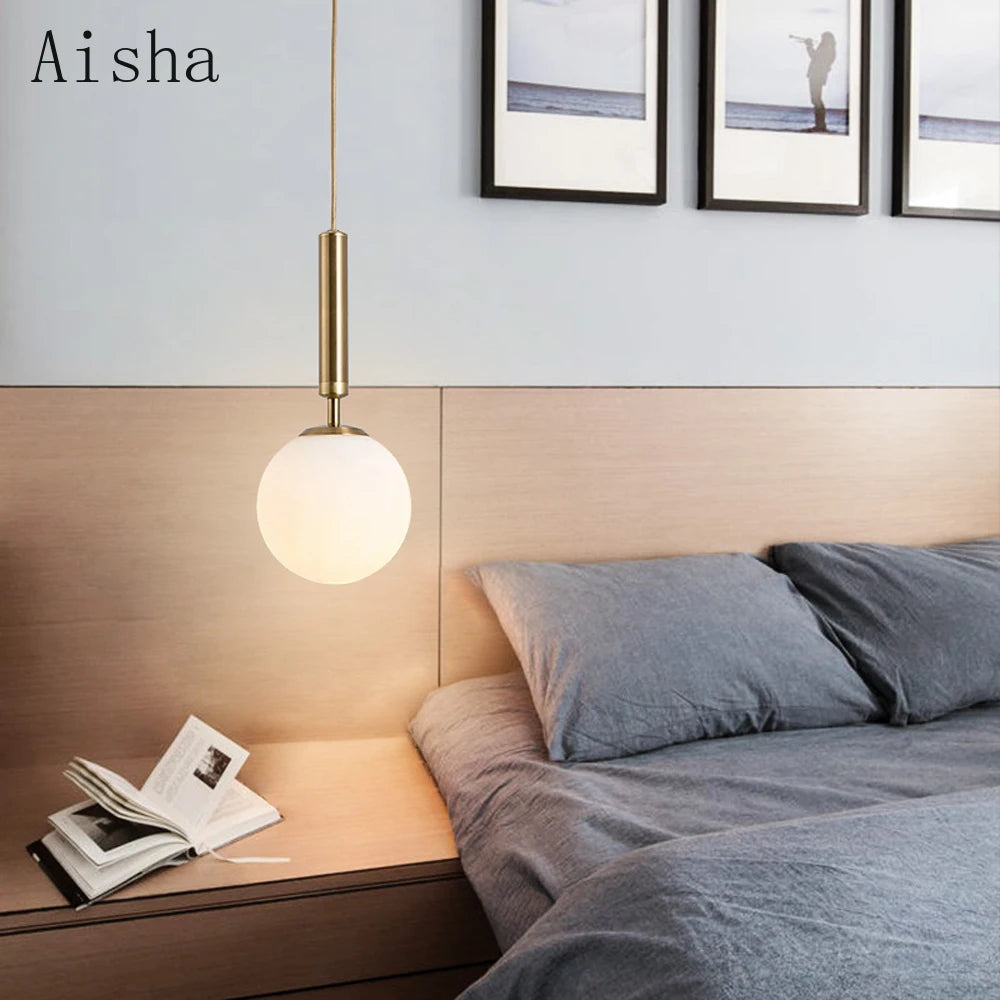 suspension moderne avec éclairage led design élégant - vue 4 sur 10