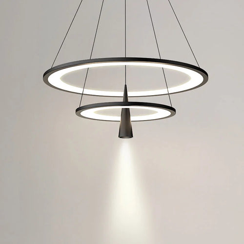 lustre moderne en cercle pour décoration intérieure élégante - vue 4 sur 10