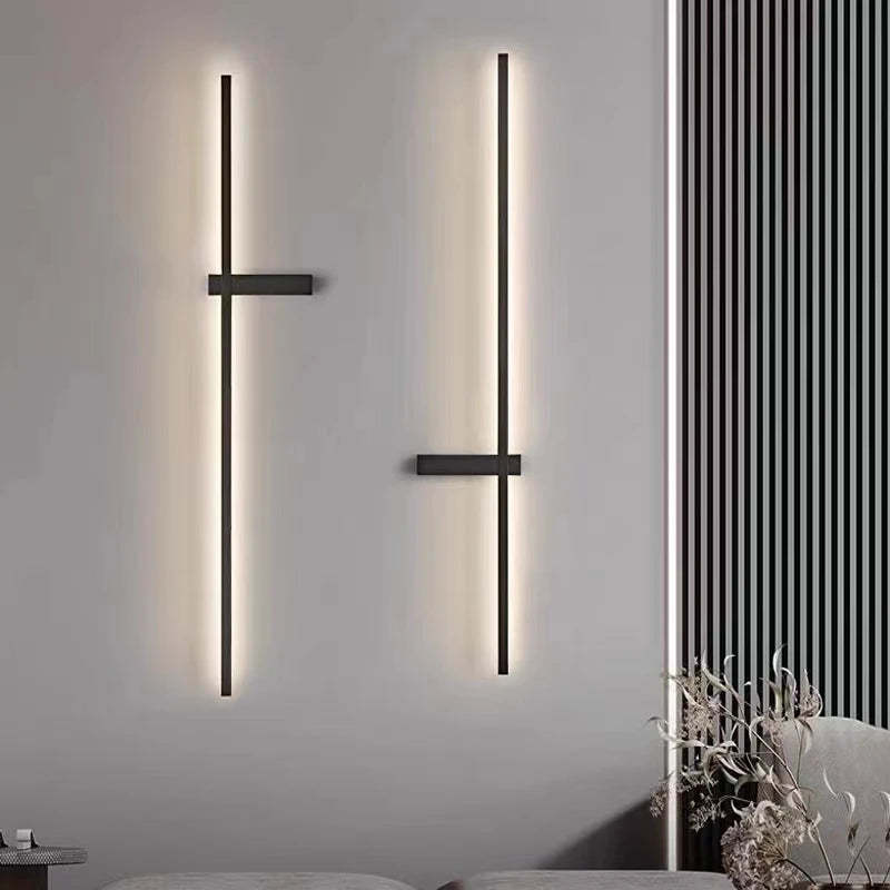 applique murale led minimaliste design artistique - vue 2 sur 15