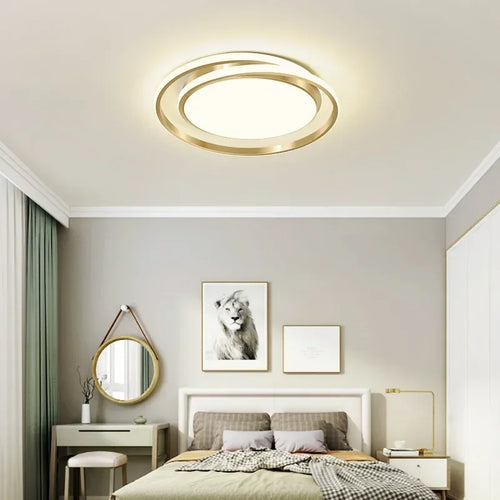 lustre moderne en or pour décoration intérieure élégante - vue 5 sur 10