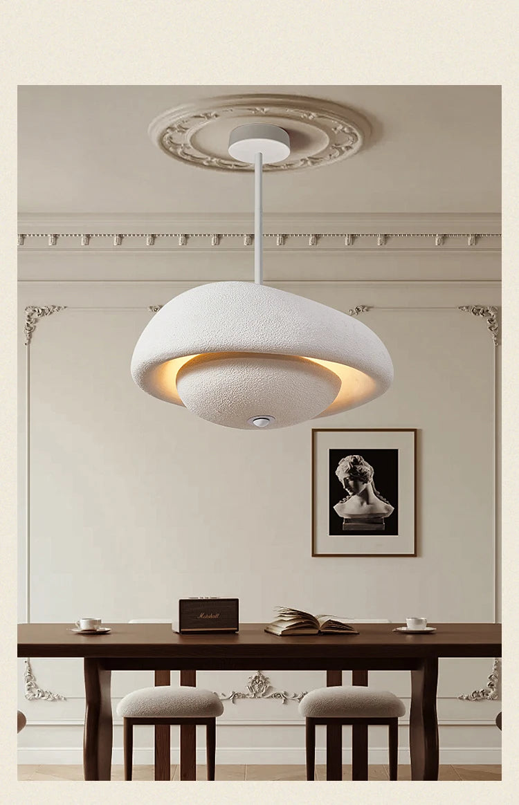 lustre moderne wabi-sabi design pour bar et table ronde - vue 5 sur 8