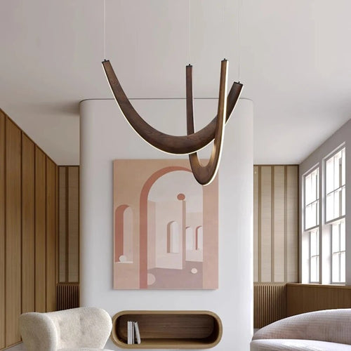 Lustre led suspendu au design moderne - vue 2 sur 9