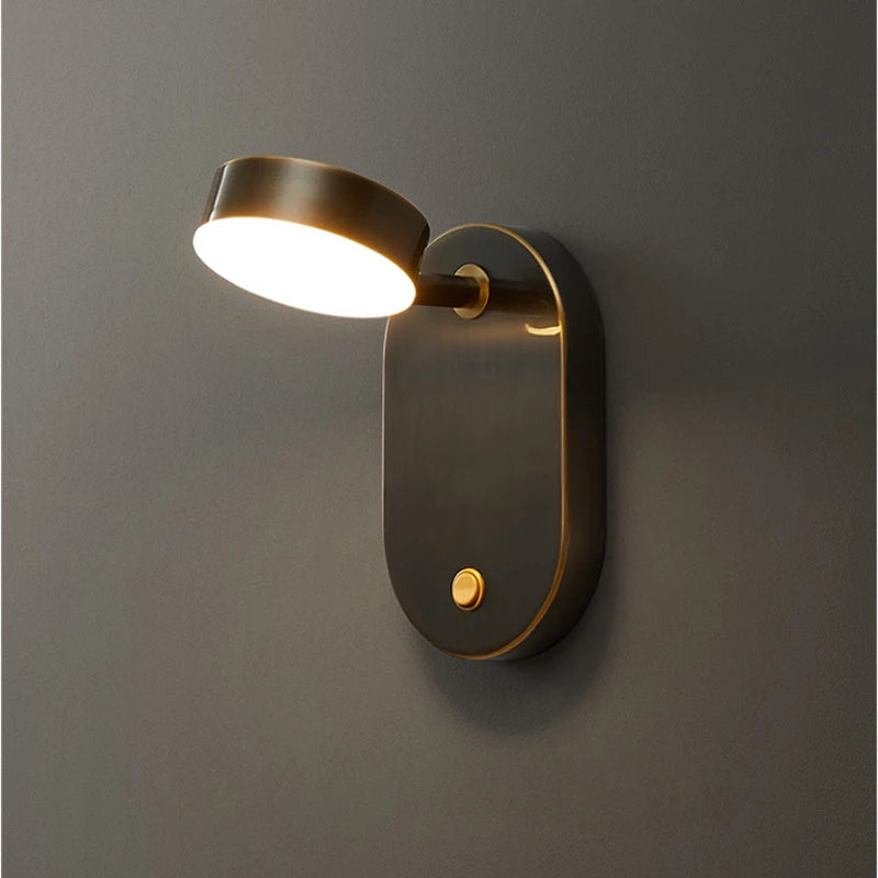 applique murale nordique en laiton lampe moderne à led pour intérieur - vue 4 sur 13