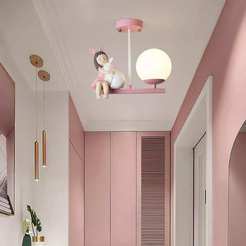 Plafonnier Led de chevet pour chambre d'enfant - vue 2 sur 9