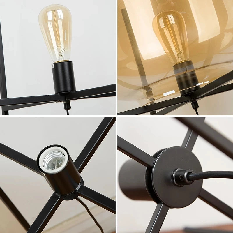 lampadaire post-moderne simple avec verre de cognac - vue 5 sur 9