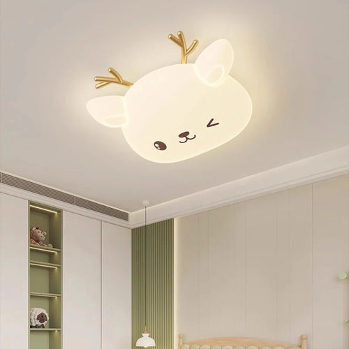 plafonnier nordique faon pour chambre d'enfant moderne et chaleureuse - vue 6 sur 8