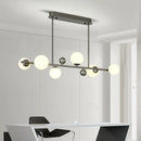 suspension nordique en métal et verre décorative avec fil réglable