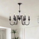 lustre en cristal rétro au design élégant pour éclairage intérieur