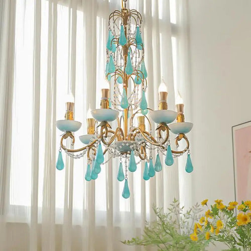 lustre créatif en forme de goutte pour décoration moderne - vue 2 sur 7
