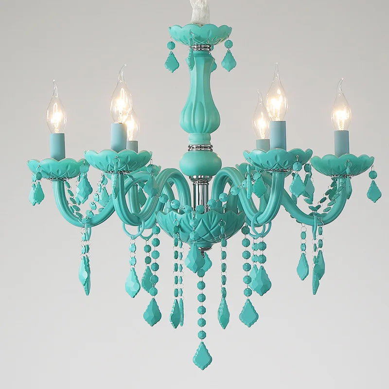 lustre en cristal pour une chambre de petite fille - vue 6 sur 12
