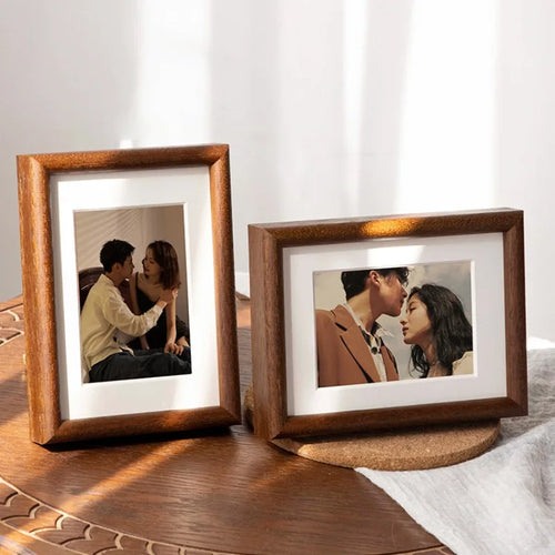 cadre photo en bois pour mariage décor personnalisé de qualité supérieure - vue 2 sur 6