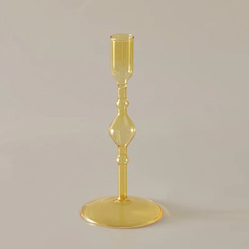 bougeoir en verre pour décoration intérieure créative et élégante - vue 9 sur 18