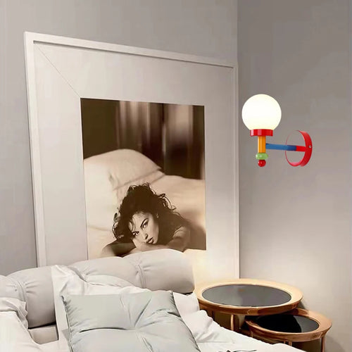 suspension en verre blanc avec fil réglable pour enfants - vue 5 sur 11
