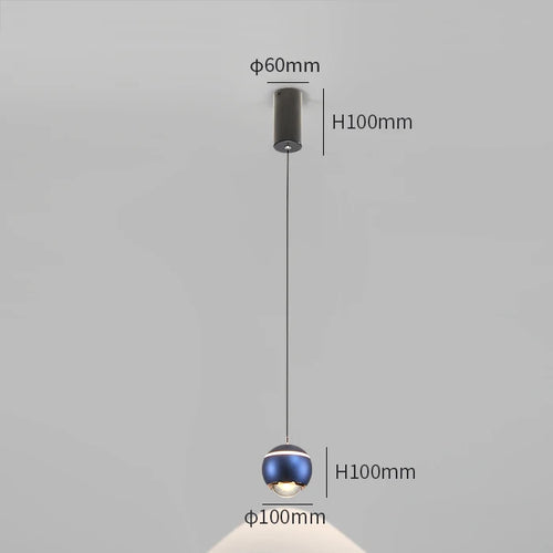 suspension moderne en forme de boule pour intérieur créatif - vue 12 sur 12