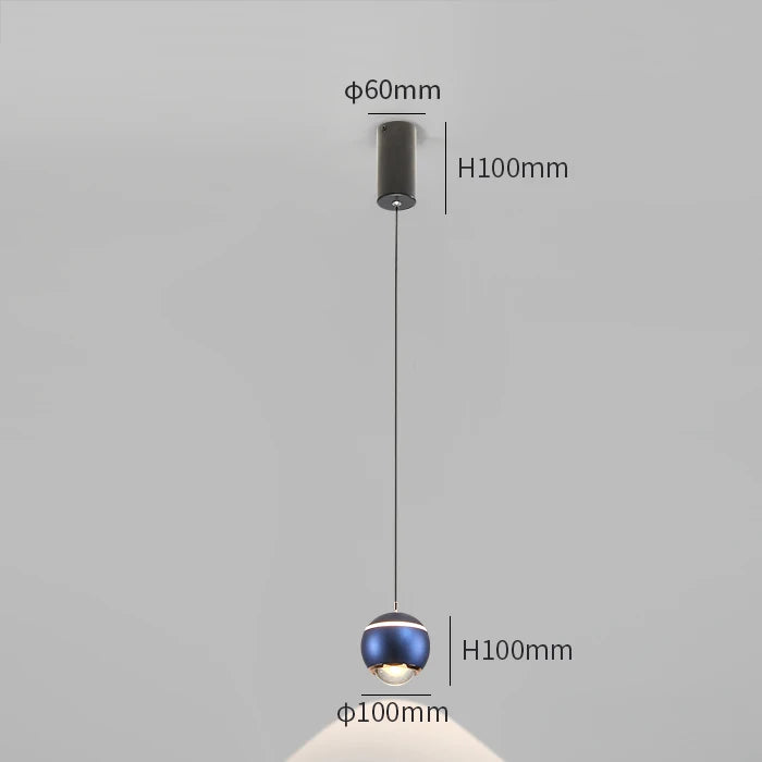 suspension moderne en forme de boule pour intérieur créatif - vue 11 sur 12