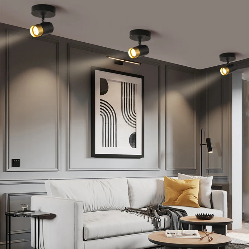 Plafonnier LED nordique éclairage intérieur spot vestiaire chambre salon couloir cuisine décoration de la maison plafonniers - vue 5 sur 9
