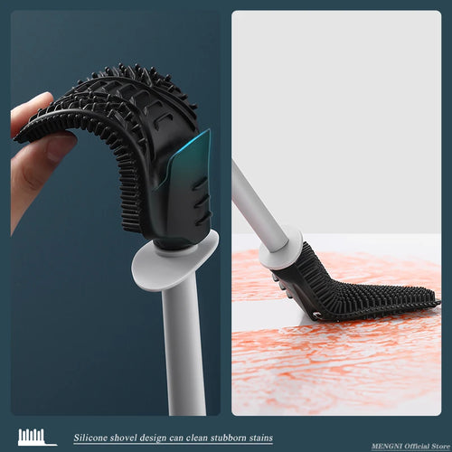 brosse de toilette luxe murale nettoyage rapide accessoires salle de bain - vue 7 sur 12