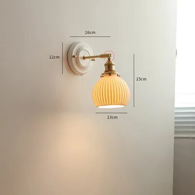applique murale led iwhd nordique japonaise - vue 14 sur 23