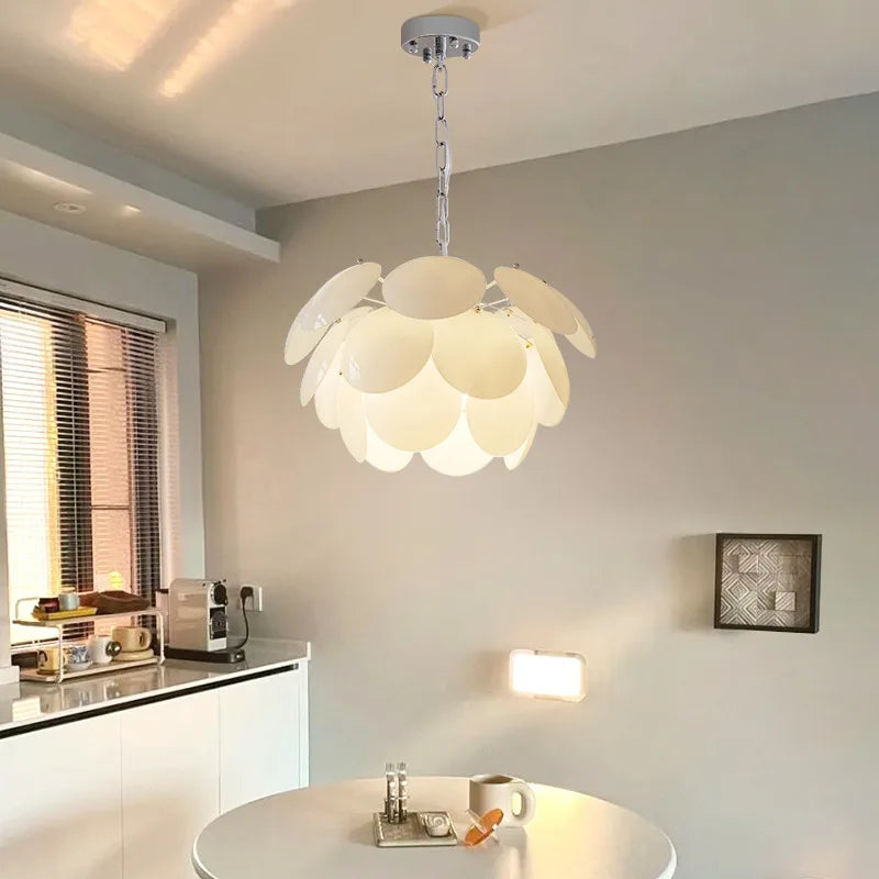 Denmark Glass Pine Cone Pendant Lamp Chandelier Hanging Light Fixture - vue 3 sur 8