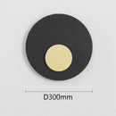 applique murale led lune dorée style nordique décoratif
