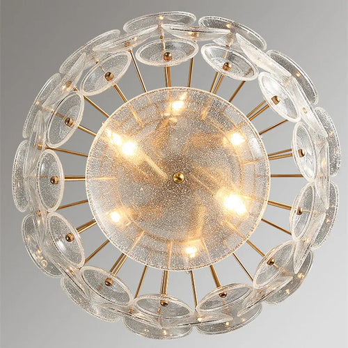 lustre led design nordique moderne de luxe intérieur - vue 5 sur 9