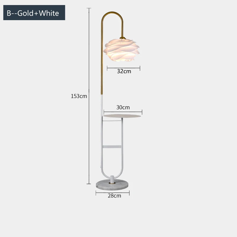 lampadaire en acrylique design pour un éclairage moderne intérieur - vue 13 sur 15