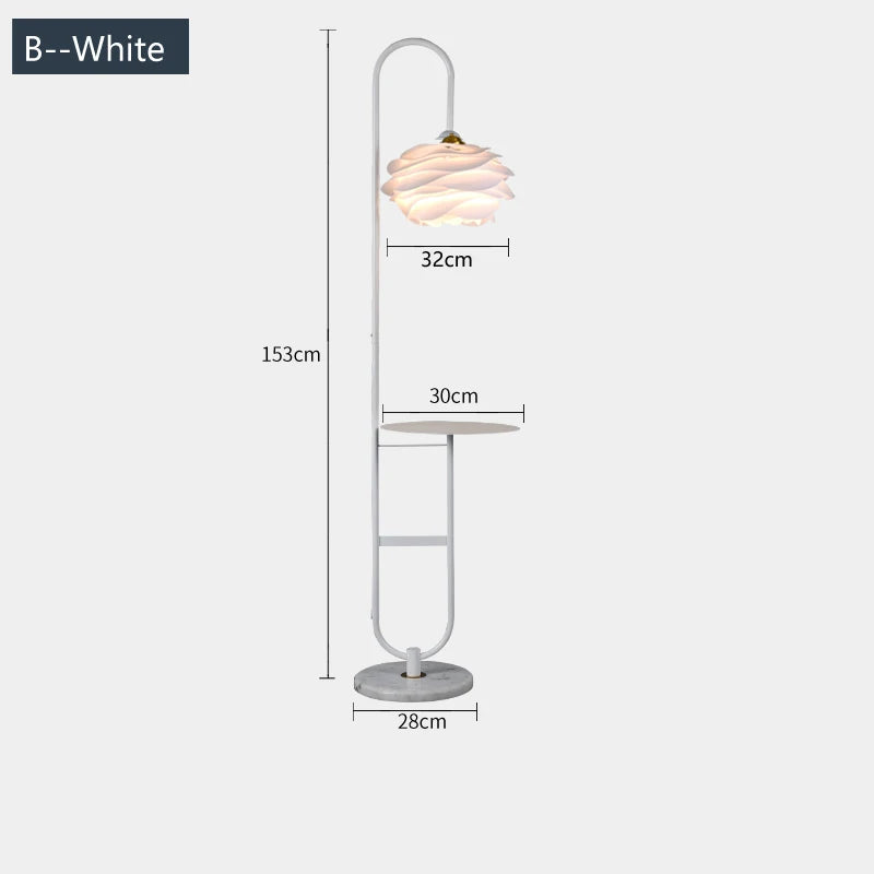 lampadaire en acrylique design pour un éclairage moderne intérieur - vue 12 sur 15