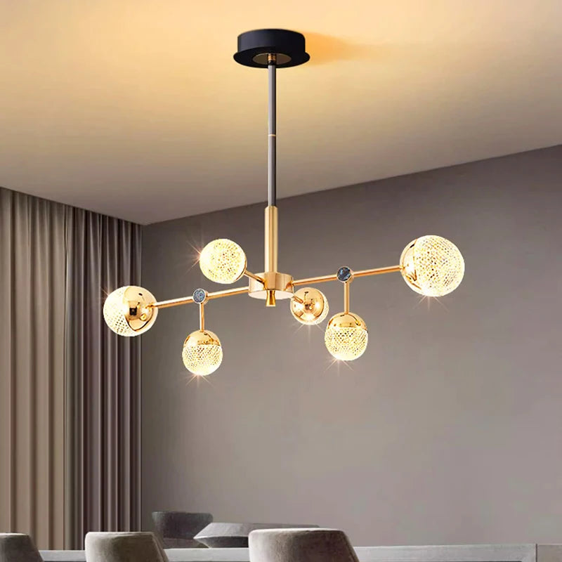 lustre Décoration de la maison salle à manger éclairage intérieur salon fantaisie - vue 4 sur 10
