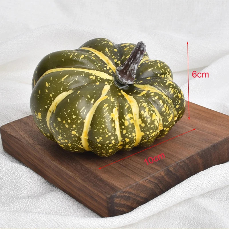 citrouilles décoratives en mousse pour décorations dHalloween et automne - vue 9 sur 22