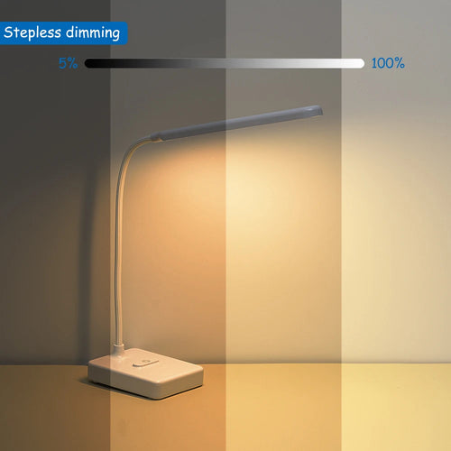 lampe de bureau led tactile usb gradation protection yeux - vue 5 sur 29