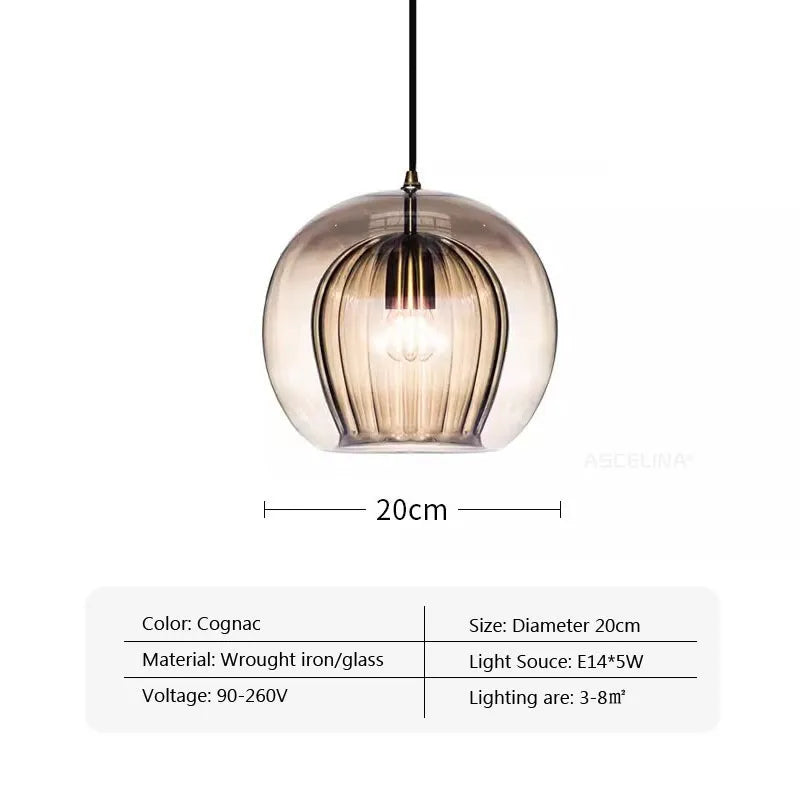 lustre moderne en verre pour un intérieur créatif - vue 14 sur 15