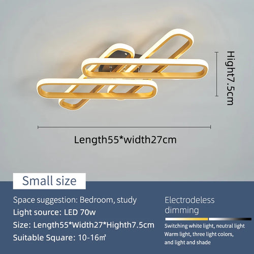 lustre moderne à LED design créatif pour intérieur - vue 10 sur 10