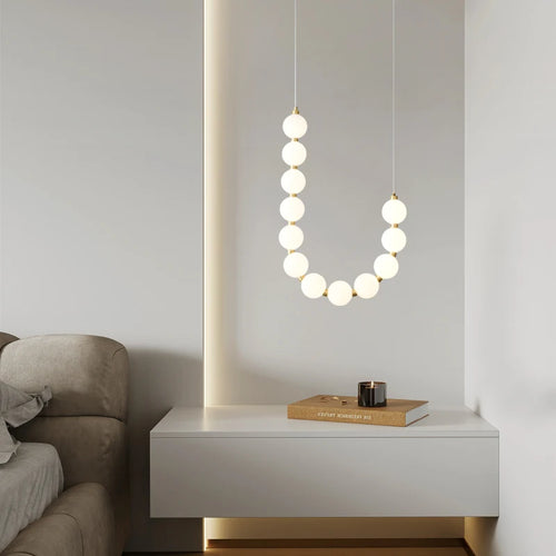 lustre français moderne en cuivre design bar lumière mode duplex simple - vue 3 sur 28