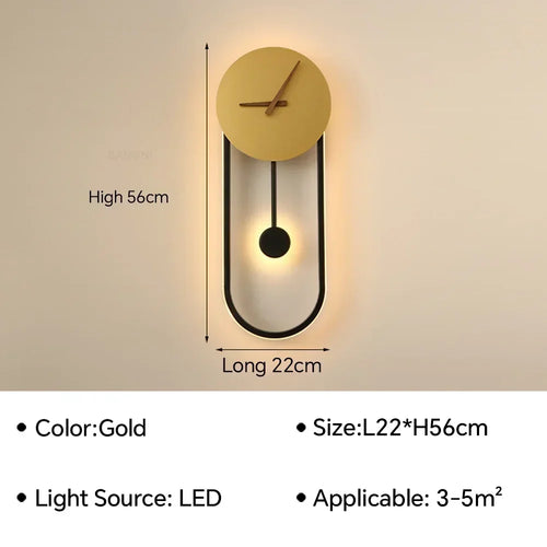 applique murale moderne à led pour décoration intérieure élégante - vue 16 sur 23