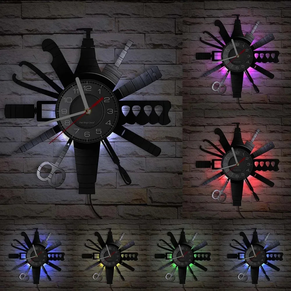 horloge murale vinyle pour salon de manucure et beauté - vue 27 sur 31