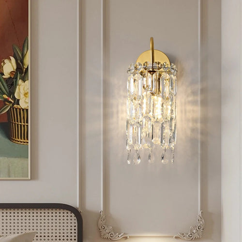 applique murale led en cristal pour intérieur élégant - vue 4 sur 7