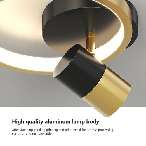 plafonnier led moderne pour décoration intérieure élégante - vue 6 sur 9