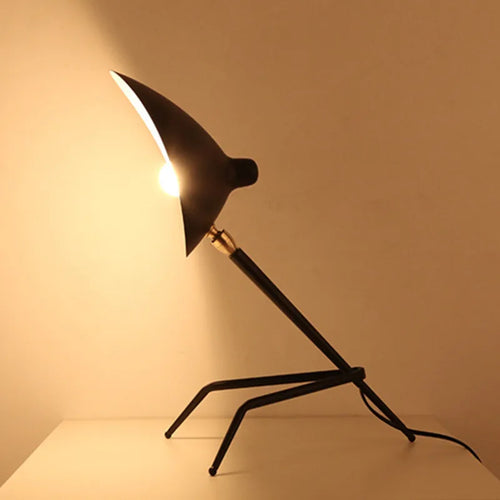 French Designer Tripod Table Lamps Desk Light for Study Reading Beside Bedroom - vue 4 sur 7