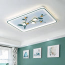 plafonnier led design floral pour décoration moderne de plafond