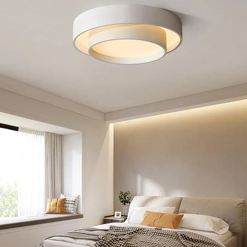 plafonnier rond moderne led design pour divers espaces - vue 3 sur 8