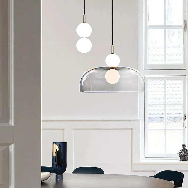 suspension en verre design pour décoration moderne et élégante - vue 1 sur 15