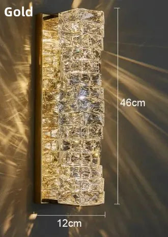 applique murale en cristal moderne lampe à led pour intérieur - vue 14 sur 18