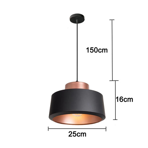 Central European Vintage E27 Pendant Lights, Aisle Bar Restaurant Table Retro Industrial Hanging Lamps for Ceiling 110V 220V - vue 7 sur 8