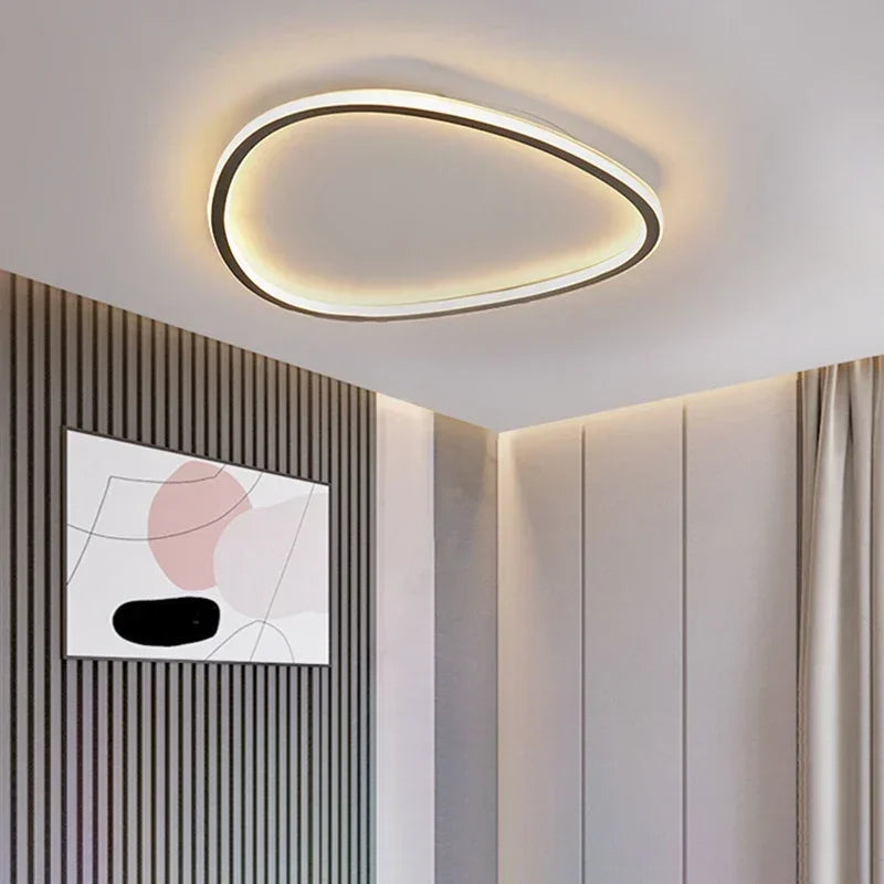 lustre moderne à leds pour décoration intérieure élégante - vue 3 sur 12