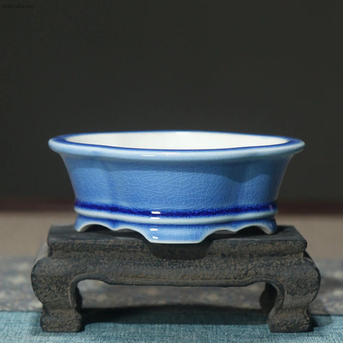 pot de fleur créatif en céramique émaillée pour décoration intérieure - vue 12 sur 14