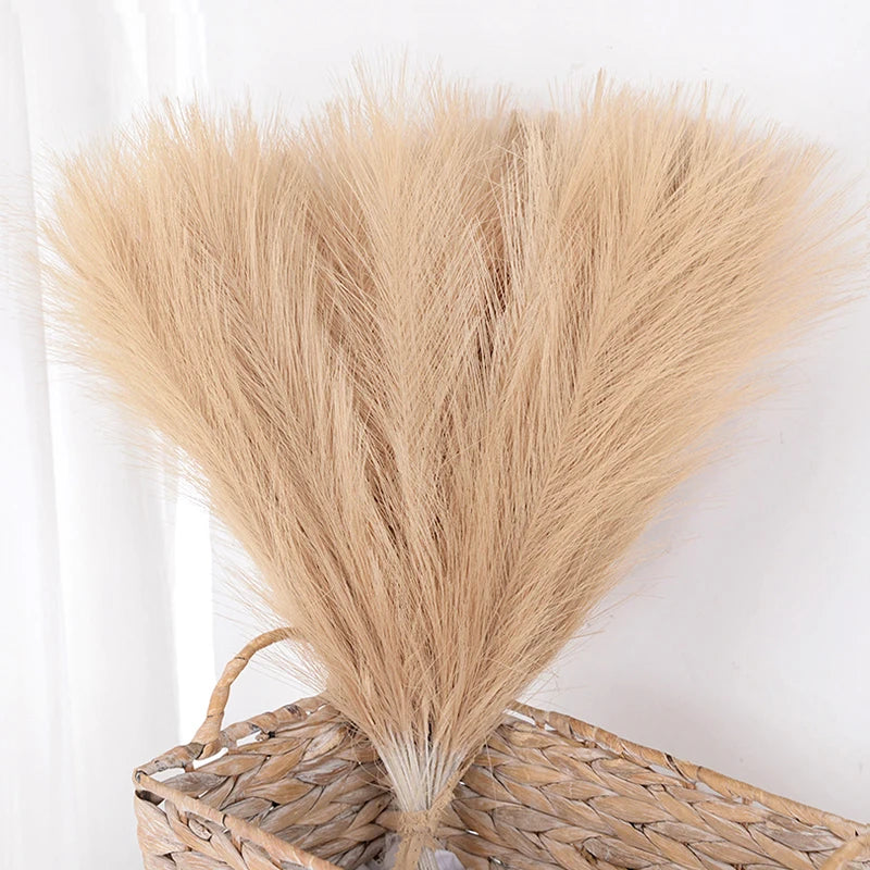 lot de 10 bouquets dherbe de pampa artificielle pour décoration intérieure - vue 3 sur 17