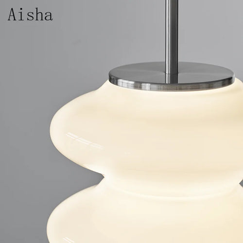lustre italien en verre pour éclairage intérieur élégant - vue 4 sur 7